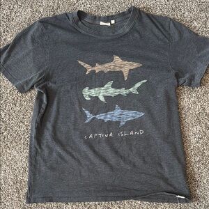 Captiva Island Gray Shark Tee - Short Sleeve